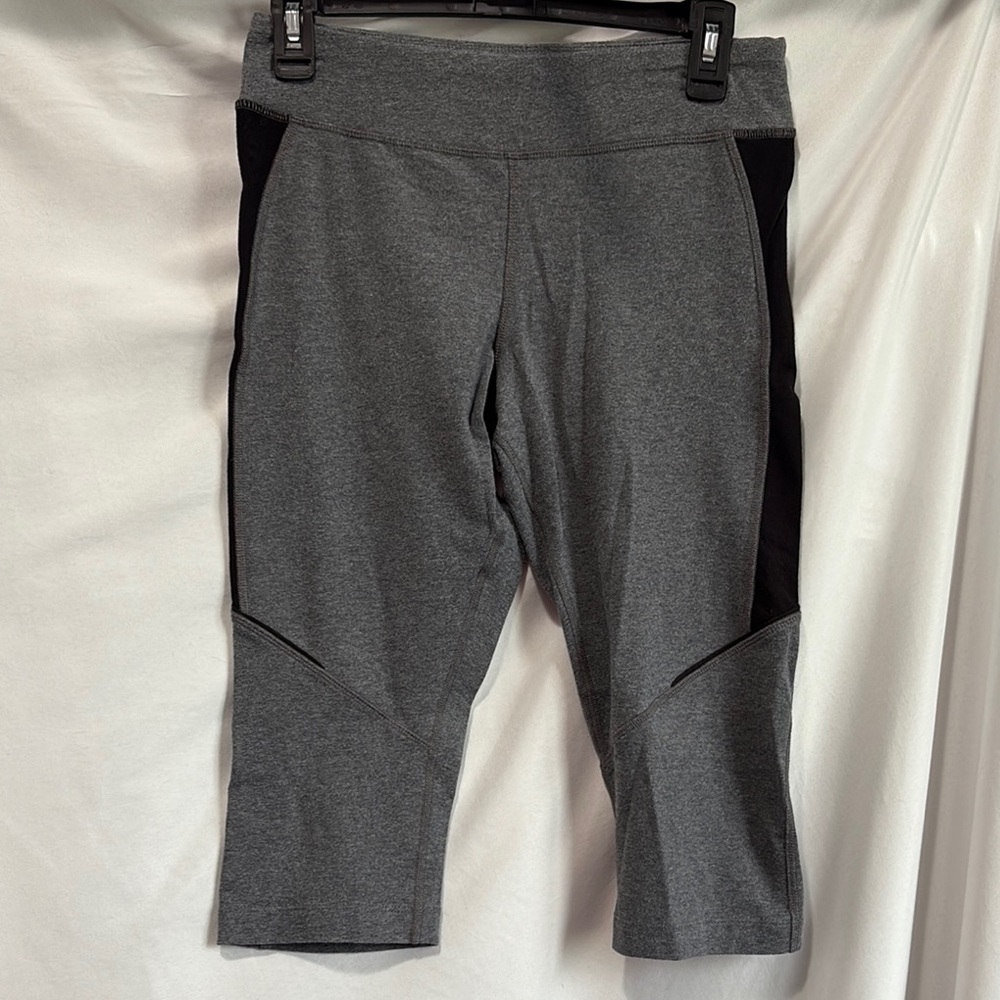 Athletic Works Gray and Black Women's Bike Shorts